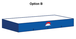 high jump cover B option
