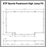 ETP paramount high jump pit