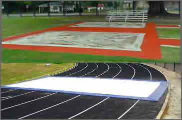 track and long jump covers